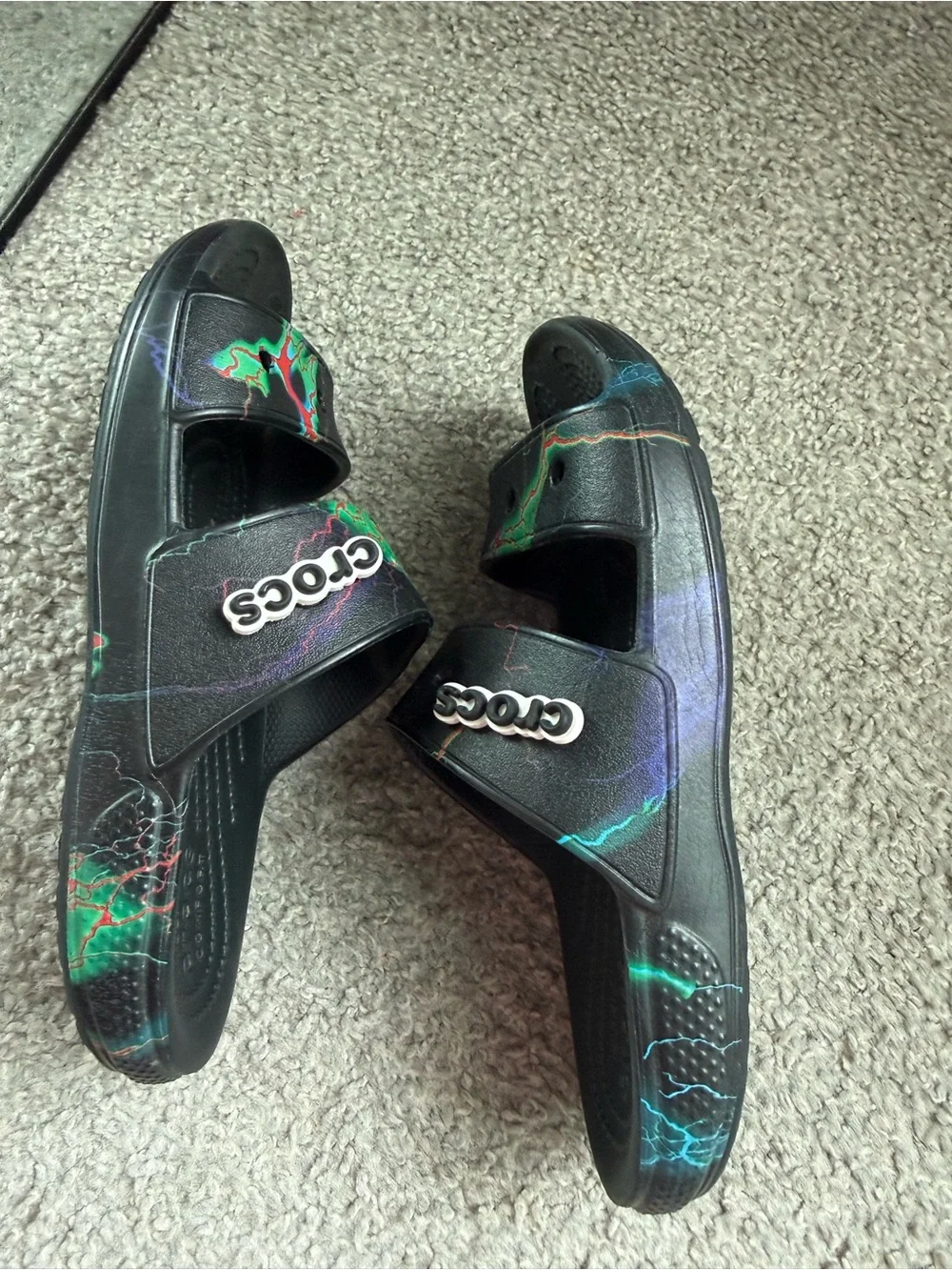 CROCS Women's Out of This World Slide Sandals from Finish Line Size 7